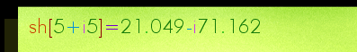 sh[5+i5]=21.049-i71.162